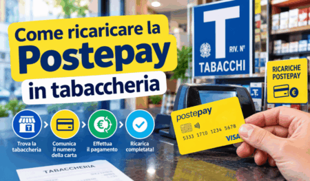 Come ricaricare la Postepay in tabaccheria